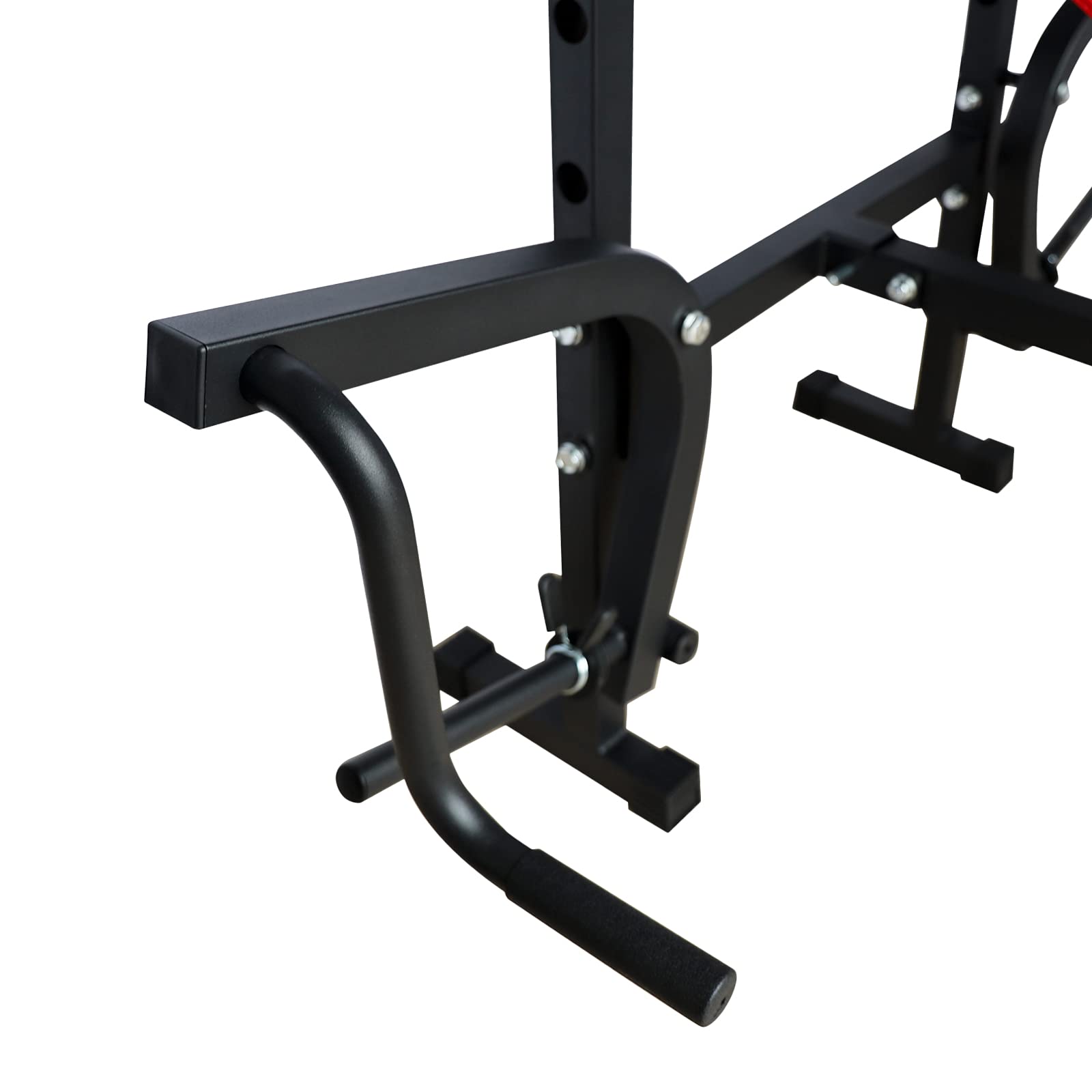 TrainHard Multifunktion Hantelbank klappbar mit Beincurl Butterfly, zertifiziert nach EN957 mit Hantelset aus Langhantel Kurzhantel Hantelstange Gewichten bis 90 kg (Hantelbank + 25 kg Langhantel)