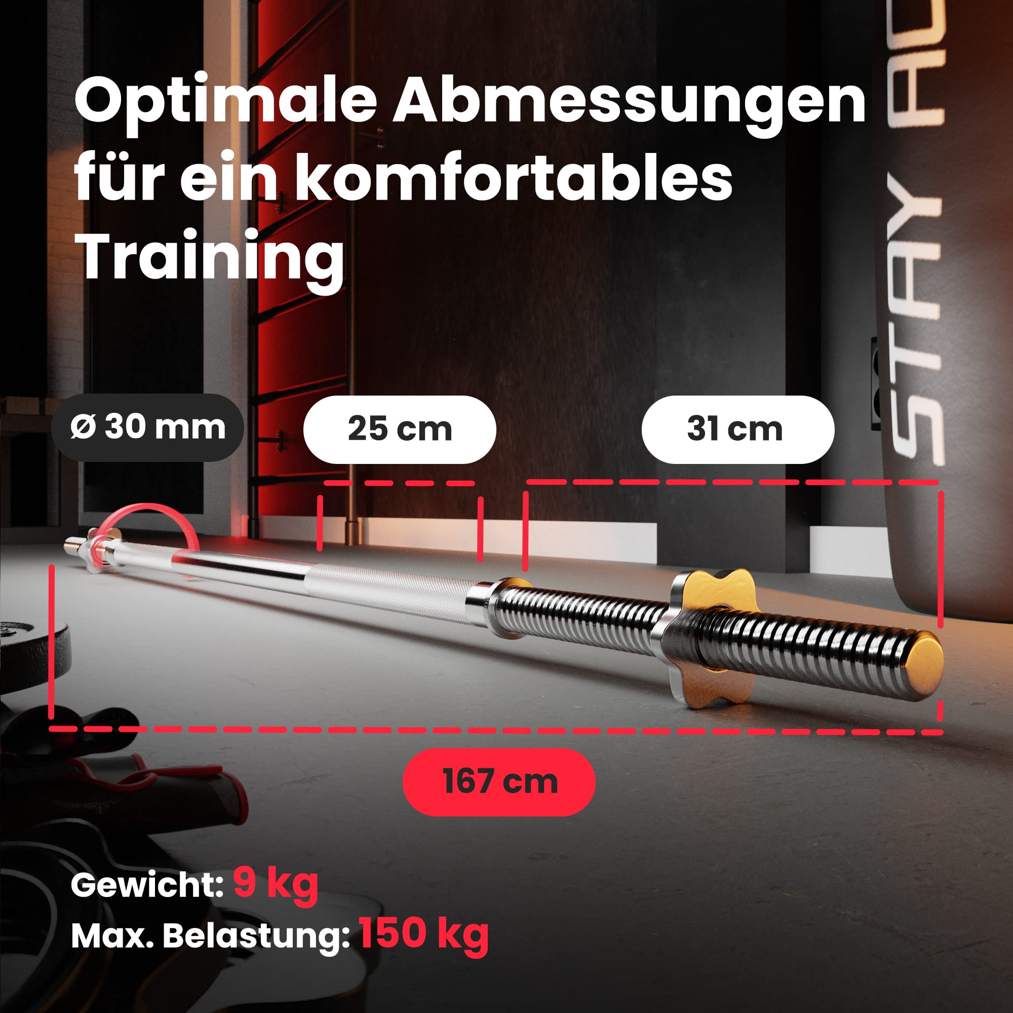 Hop-Sport Hantelset 39 kg - Klappbare Hantelbank mit Gewichten, Verstellbare Langhantelablage, Trainingsbank für Bankdrücken, Stabiler Fitnessbank, 270 kg Max. Belastbarkeit