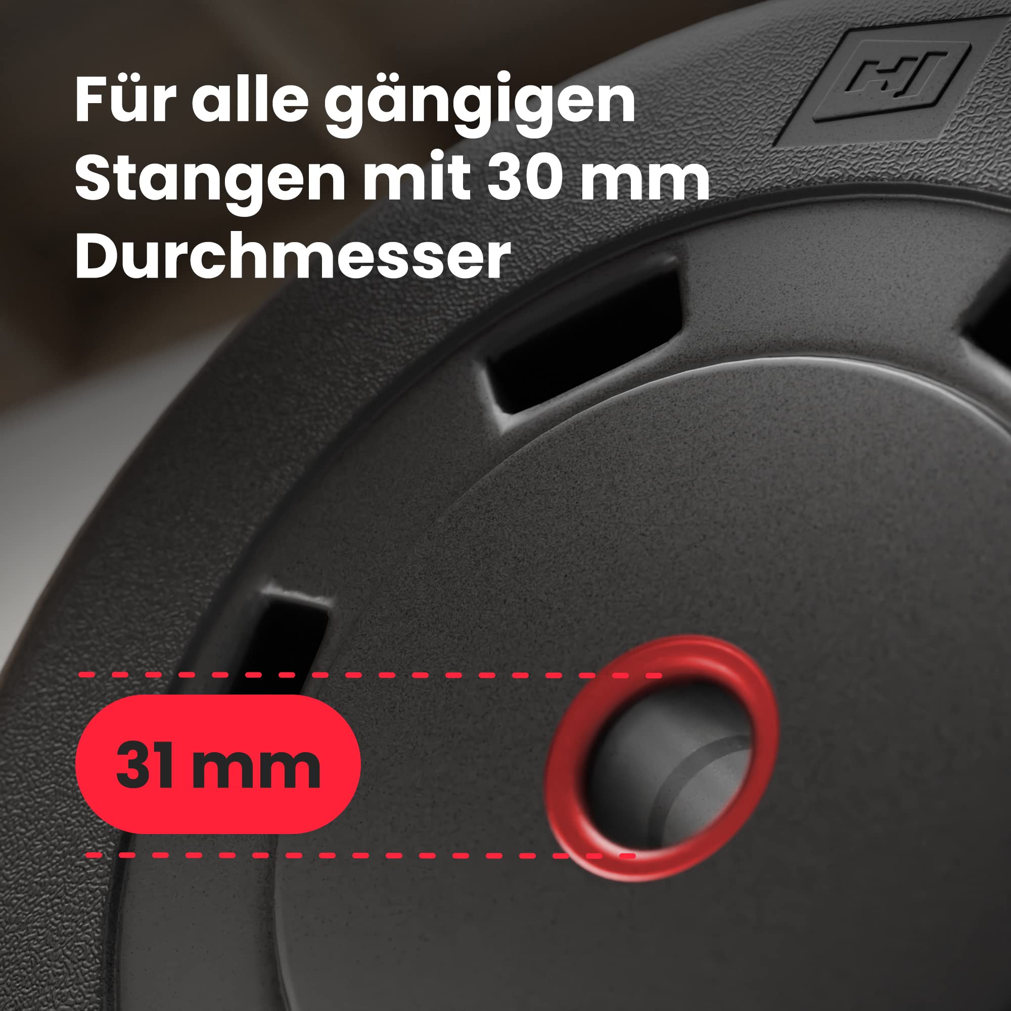 Hop-Sport Hantelset 39 kg - Klappbare Hantelbank mit Gewichten, Verstellbare Langhantelablage, Trainingsbank für Bankdrücken, Stabiler Fitnessbank, 270 kg Max. Belastbarkeit